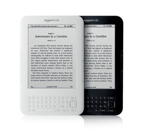 Amazon Kindle 3 有黑白两色可选