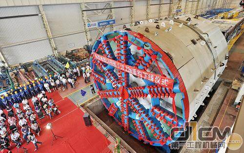 国内最大的地铁用盾构机在秦皇岛正式下线
