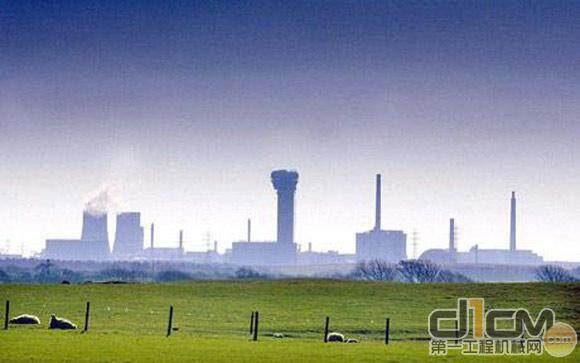英国坎布里亚郡的塞拉菲尔德Sellafield核电厂