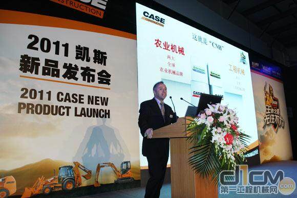 凯斯工程机械上海有限公司执行总裁戴好威讲述CASE<a href=http://product.d1cm.com/pro_brand.shtml target=_blank>品牌</a>发展历程