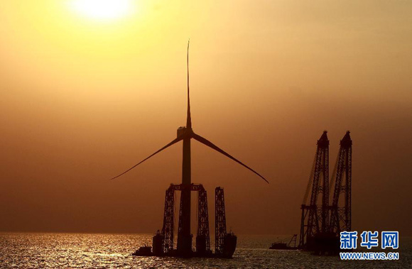 中国首座海上风电场发电量超2亿千瓦时