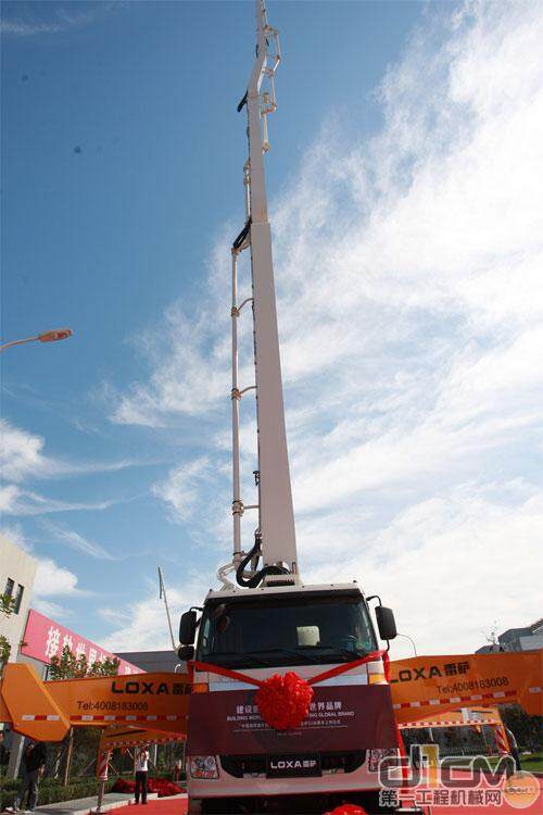 中国首款国Ⅳ标准自主品牌泵车上市 福田雷萨加紧迈向世界品牌