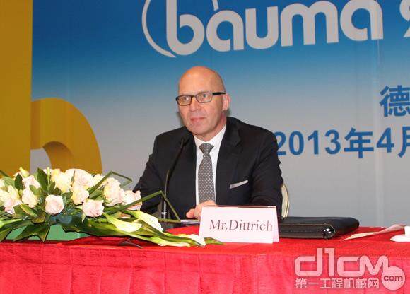 慕尼黑国际博览会公司（MMG）总裁Mr. Dittrich