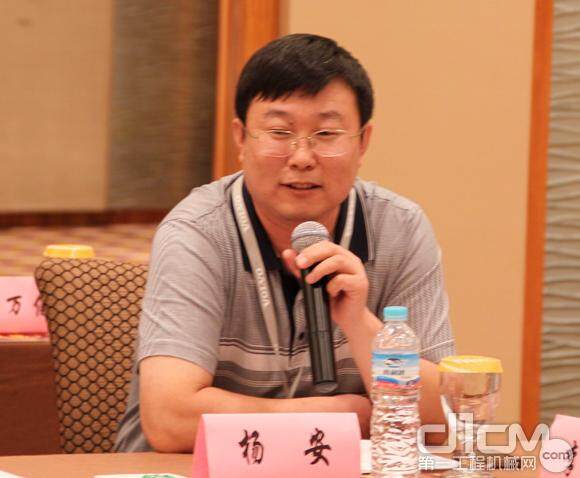 北京天顺长城液压科技有限公司副总经理 杨安