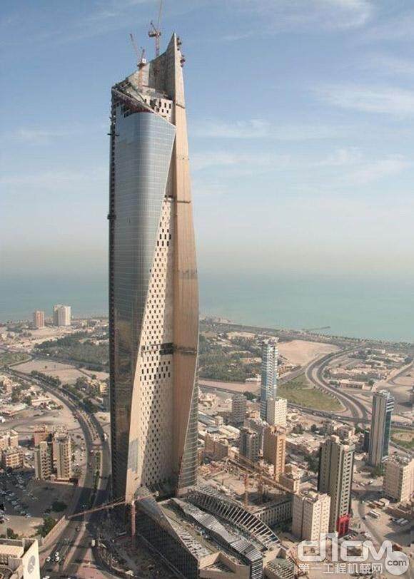 科威特第一高楼Al Hamra Tower