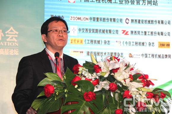 中国工程机械工业协会铲土运输机分会秘书长尚海波