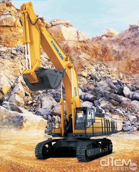 已投入使用并受用户喜爱的中联ZE1250ESP大吨位挖掘机