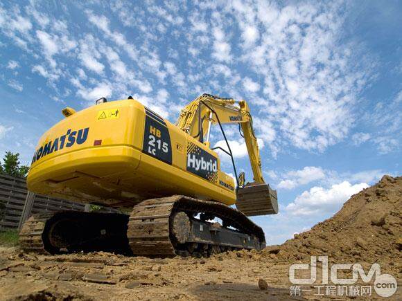 bauma2013:小松HB215LC-1混合动力液压挖掘机