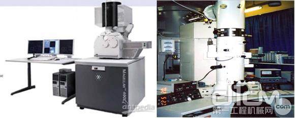 图7扫描电子显微镜，图8透射电子显微镜