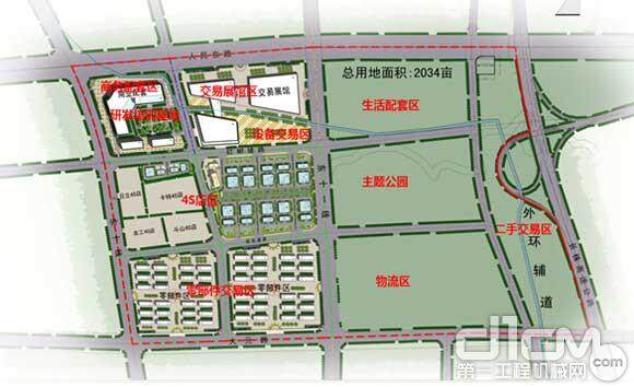 CTEC中国（长沙）工程机械交易展示中心项目总平图