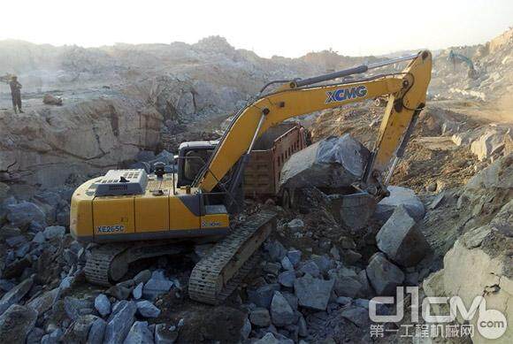 徐工XE265C挖掘机占据东南沿海矿山半壁市场