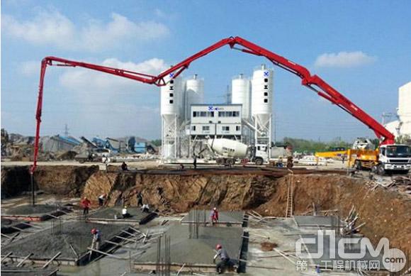 徐工混凝土机械成套设备助力绿色扬州建设