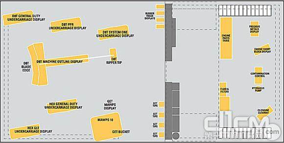 卡特彼勒CONEXPO2014拉展南厅展区