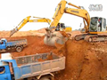 视频: 利勃海尔和加藤挖掘机装车对比