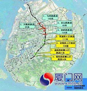 厦门8条下穿铁路通道将开工 海沧隧道年底动工