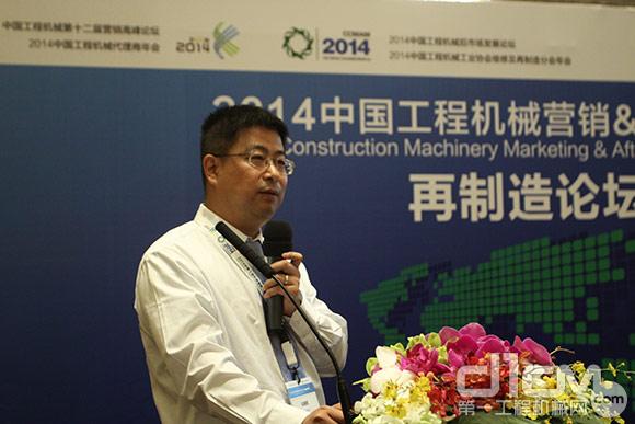 小松( 常州) 机械更新制造有限公司副总经理马曦叡先生
