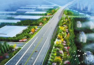 徐州市三环北路绿化景观 提升工程建设加快