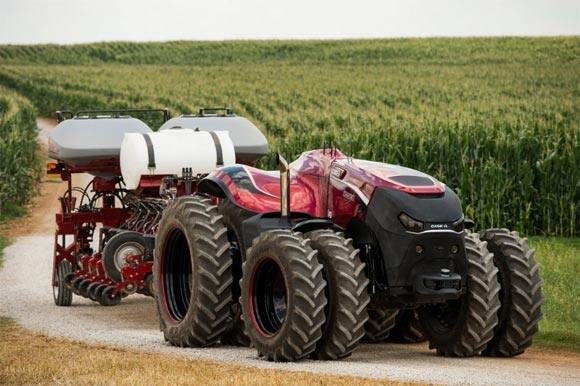 凯斯纽荷兰工业集团发布无人驾驶概念拖拉机研