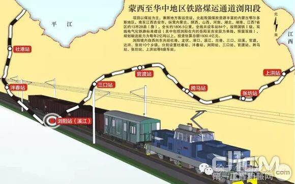 蒙华铁路至华中地区铁路煤运通道浏阳段
