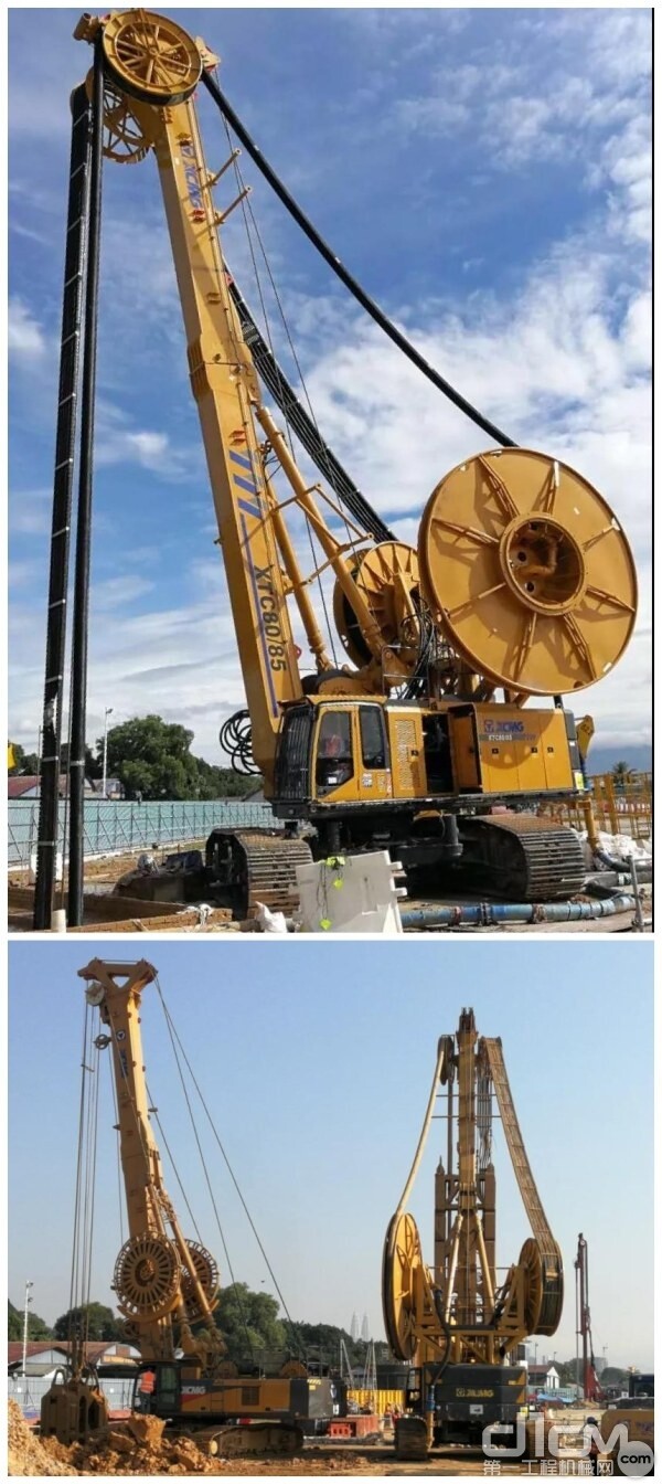 徐工地连墙设备马来西亚惭搁罢地铁项目施工