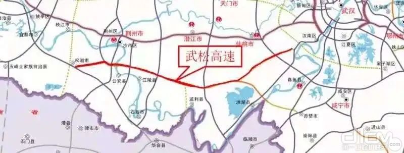 项目最新动态:据湖北省交通运输厅消息,武汉至松滋高速公路(沿江高速