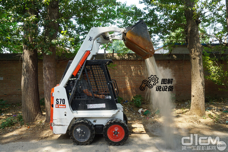 详解山猫s70滑移装载机,小到极致的精妙机器!