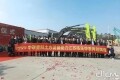 极光绿与龙城共舞！中联重科王牌挖掘机批量交付江苏常州