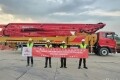 “三一红” 闪耀新加坡！三一重工S系列71米泵车在新加坡成功交付