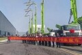 “三箭齐发”！中联重科东风70米泵车批量交付海南客户