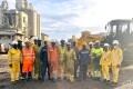 柳工设备批量交付刚果金水泥工厂