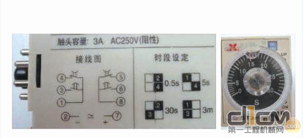 图2 通电延时时间继电器