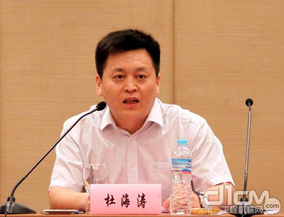 中国工程机械工业协会维修及再制造分会会长杜海涛