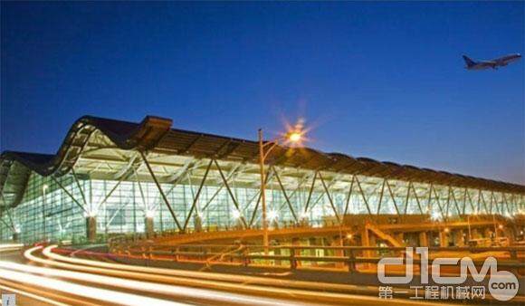 建设中的郑州新郑国际机场