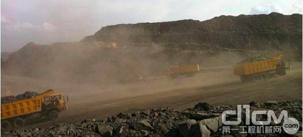 内蒙古某矿施工场景