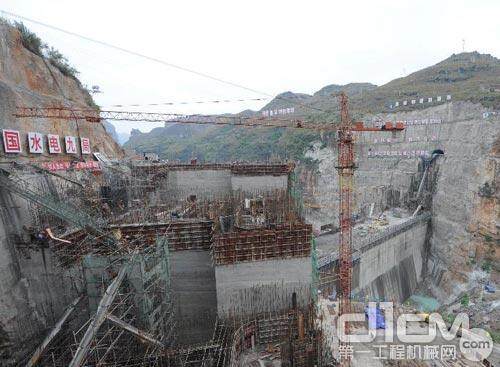 贵州最后一个大型在建水电站马马崖水电站
