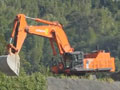 日立EX1200-6挖掘机施工