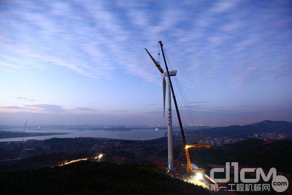 2012年12月QAY1200福建福清风电吊装