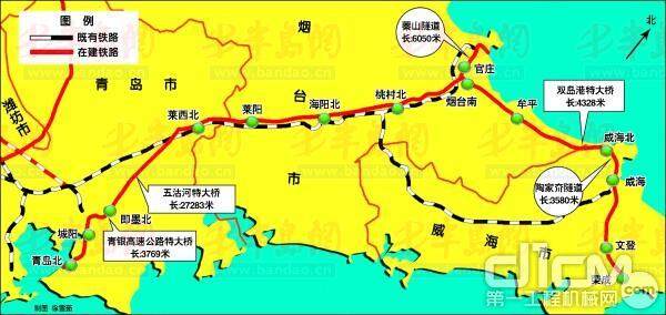 青荣城际铁路7月底铺完轨 年底济南方向运营
