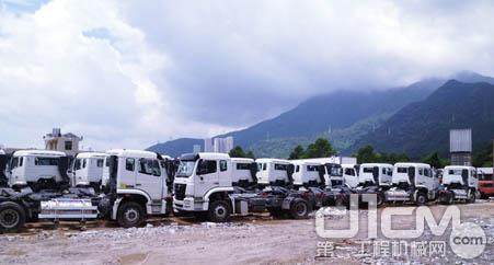 深圳海格追加订购100台中国重汽豪瀚天然气车