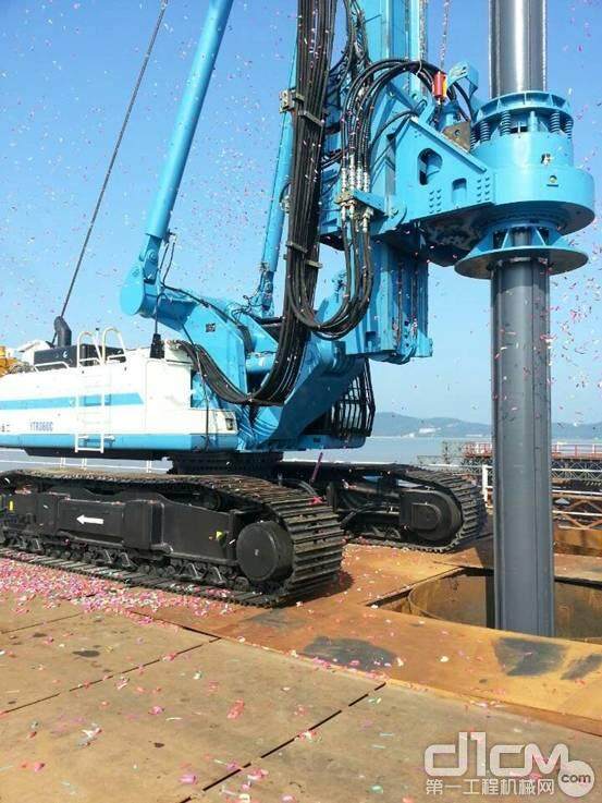 宇通重工YTR360C旋挖钻机助力杭州跨海大桥建设
