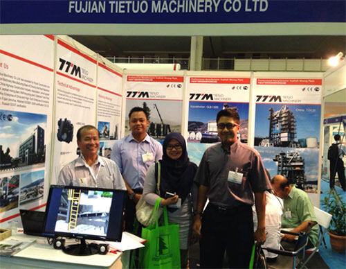 铁拓机械参加2014年第11届马来西亚国际工程机械展览会
