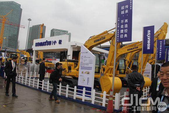 小松回归2014宝马展 对中国工程机械市场充满信心