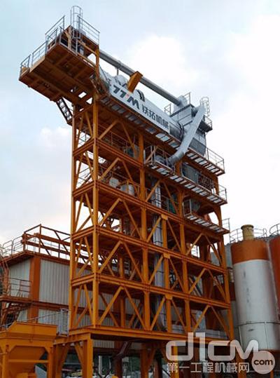 温州市引进铁拓机械沥青厂拌热再生设备