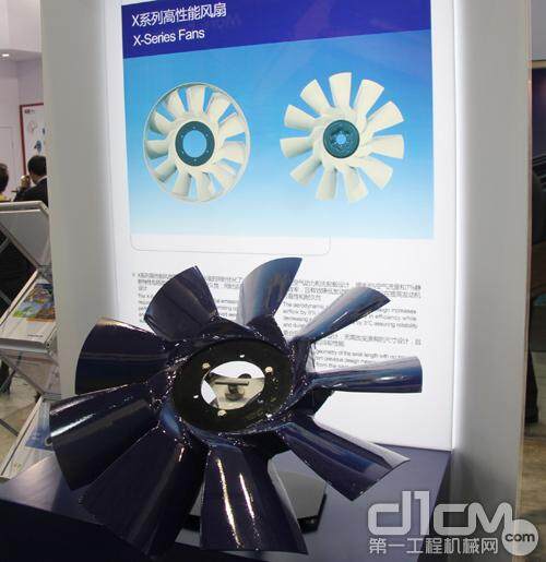 博格华纳在2014上海宝马展展出的X系列高性能风扇