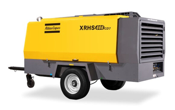 新款中型高压移动空压机（XRHS666Cd）