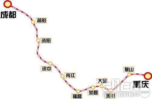 重庆市三条在建铁路线将在2015年建成通车