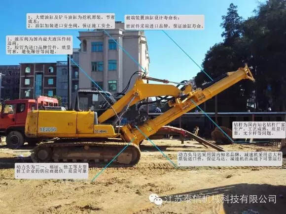 江苏泰信推出国内最小型的模块式旋挖钻机KR36/KR50