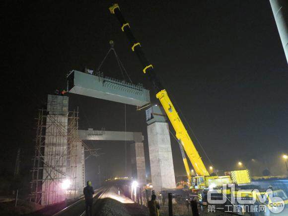 2013年1月，湖北省武汉市洪山区青山铁路桥施工项目