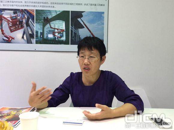 第一工程机械网专访徐红霞董事长