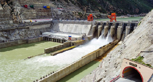 西藏最大水电站运行